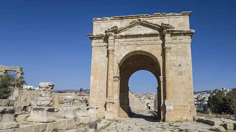 276 - Jordania - Jerash - Tetrapilo Norte